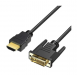 Yuanxin Yhd-001 Hdmi Male to DVI 1.8 Meter Cable